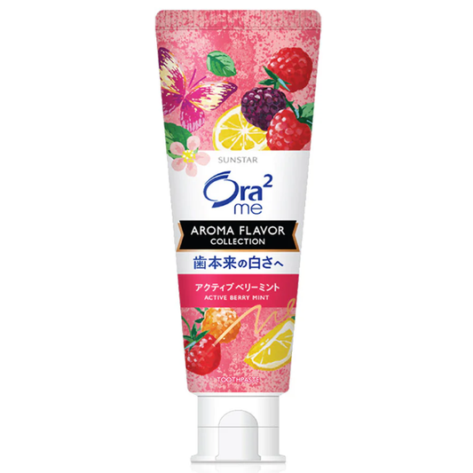 Ora2 Me Aroma Active Berry Mint 130g - Refreshing Toothpaste for Superior Oral Care