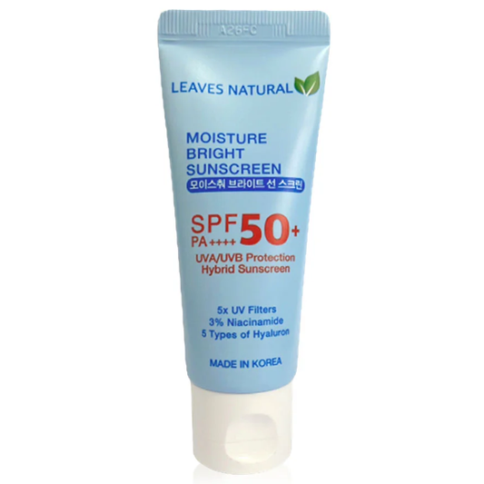 Leaves Natural Moisture Bright Sunscreen SPF50+ PA++++ 30ml