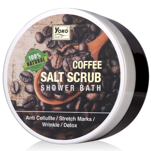Yoko Gold Coffee Salt Scrub for Shower and Bath - 240g