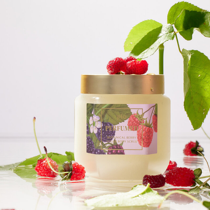 Plu Botanical Berry Perfumed Body Scrub - 500g