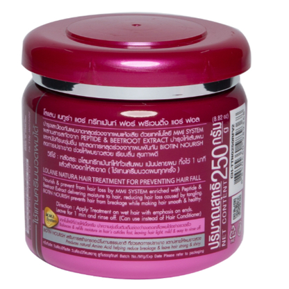 Lolane Natura Hair Treatment Cream – Prevent Hair Fall & Nourish 250g