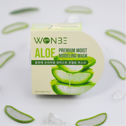 WONBE Aloe Premium Moisturizing Modeling Mask – 24g (Pack of 3)