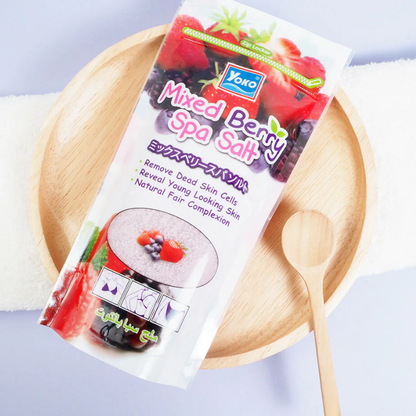 Yoko Mixed Berry Spa Salt - 300g | Relaxing & Nourishing Bath Salt