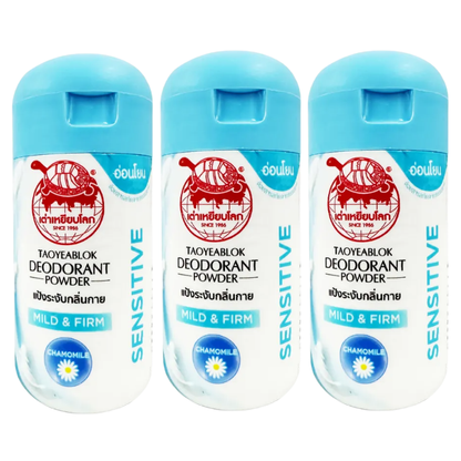 Taoyeblok 22g Mild & Firm Deodorant Powder – Pack of 3