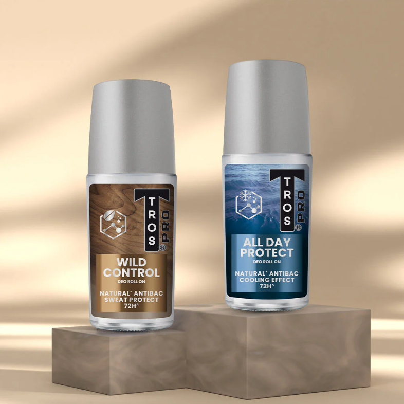 TROS Pro Deo Roll-On Wild Control Brown 45ml – Pack of 3