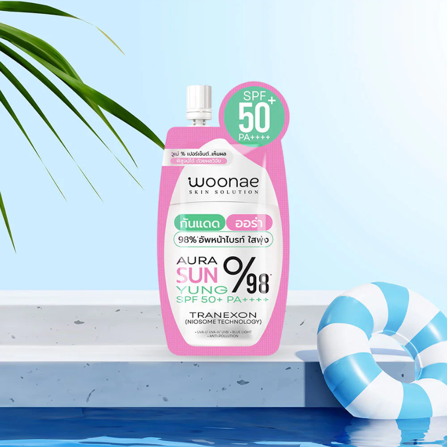 Woonae Aura Sun Yung SPF50+ PA++++ - 10g (Pack of 3)