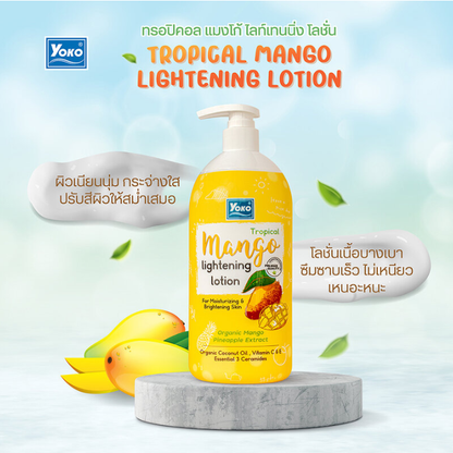 Yoko Tropical Mango Lightening Lotion - 400ml