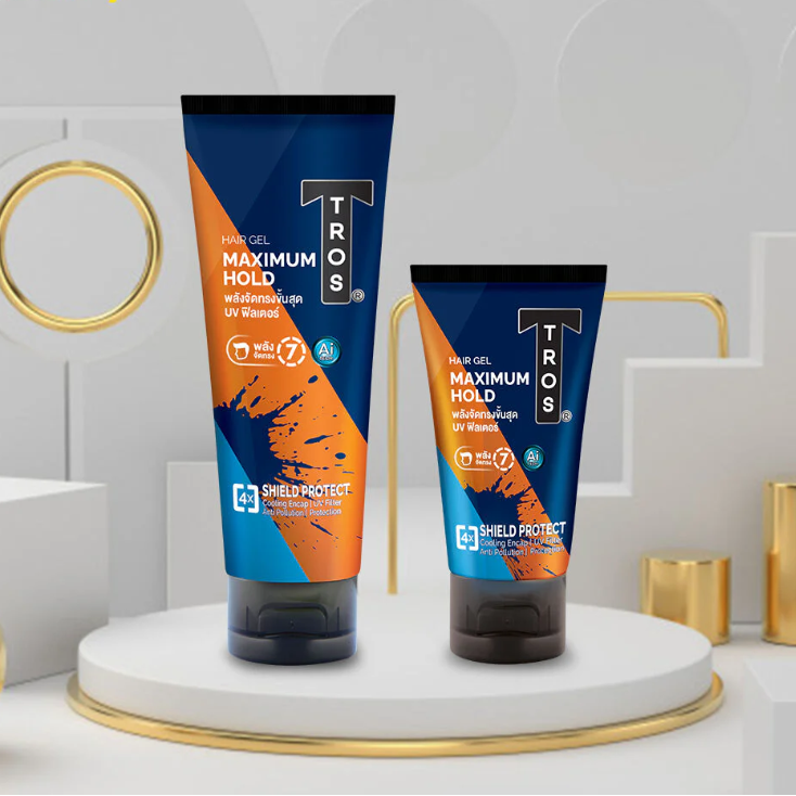 TROS Hair Gel AI Maximum Hold 45ml - Strong, Long-Lasting Style