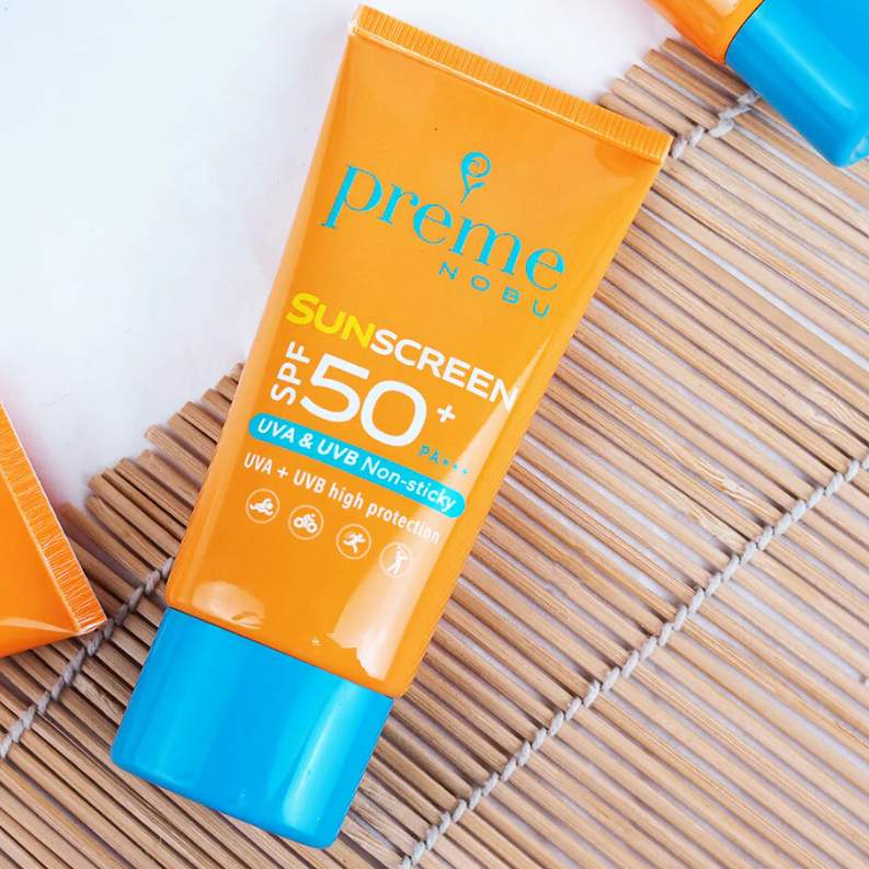 Preme Nobu Sunscreen SPF50+/PA+++ 50g - Broad Spectrum Sun Protection