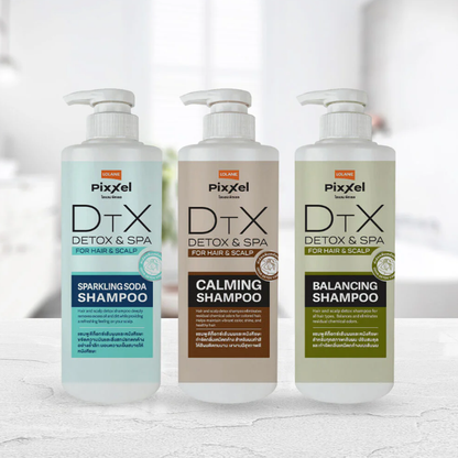 Lolane Pixxel Detox & Spa Balancing Shampoo 550ml - Purify and Revitalize Your Hair