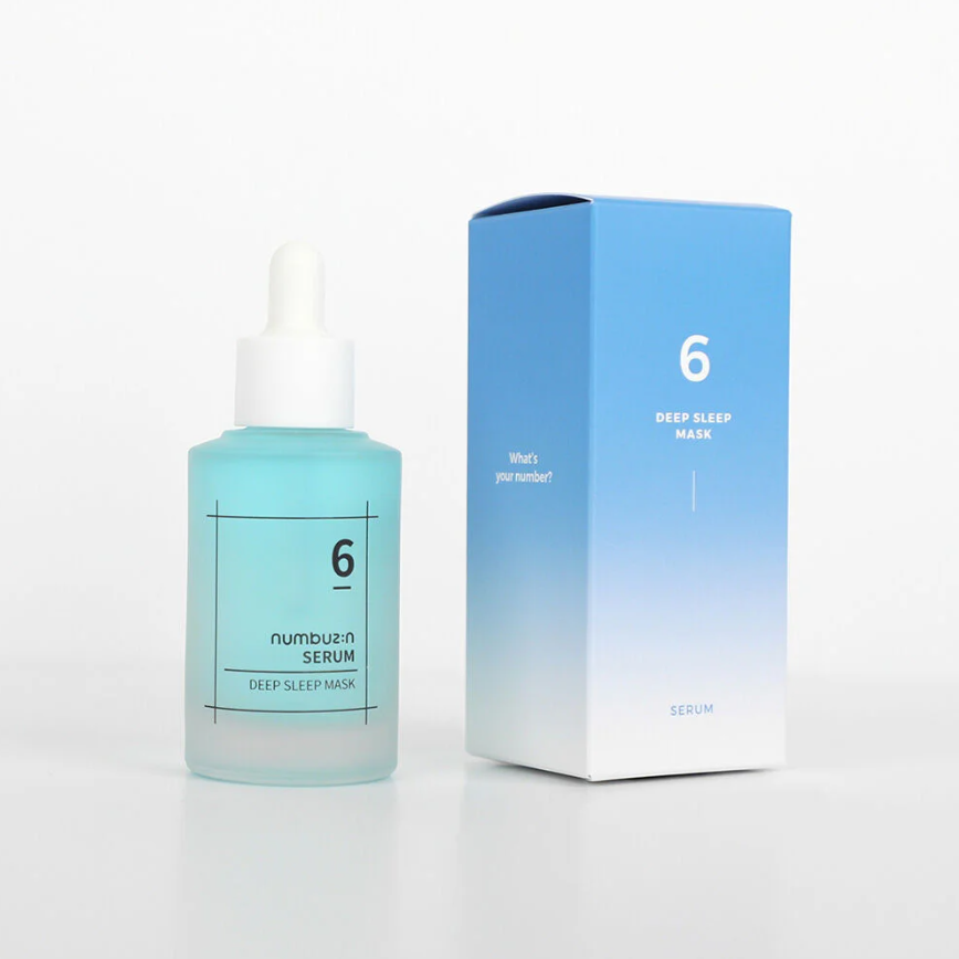 Numbuzin No.6 Deep Sleep Mask Serum 50ml – Revitalize and Rest with Sleep-Enhancing Skincare