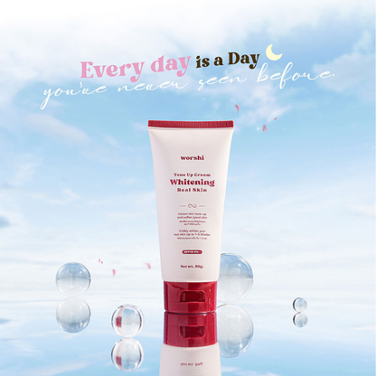 Worshi Tone-Up Whitening Cream SPF50+ PA++ - Waffle Honey 65g