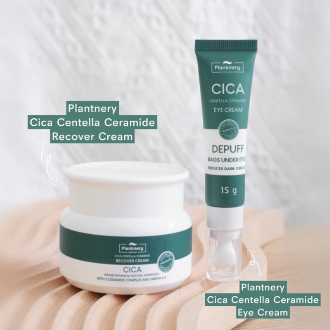 Plantnery Cica Centella Ceramide Eye Cream 15g - Soothing & Hydrating
