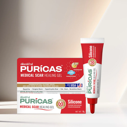 Puricas Medical Scar Healing Gel 9g - Effective Scar Treatment