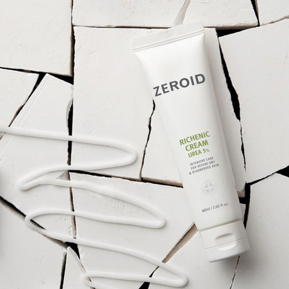 Zeroid Richenic Cream Urea 5% - 60ml for Skin Hydration
