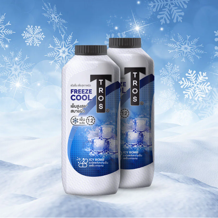 TROS Freeze Cool & Protection Cooling Powder 280ml – Pack of 2