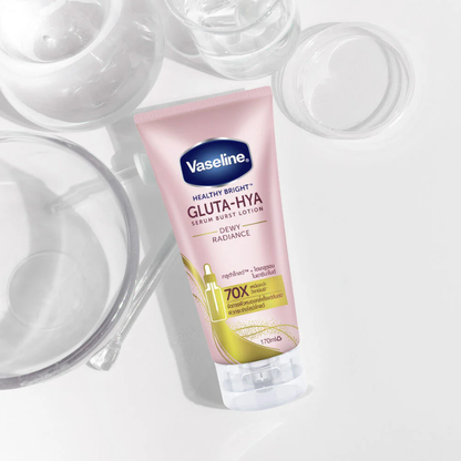 Vaseline Healthy Bright Gluta-Hya Serum Burst Lotion for Dewy Radiance 170ml