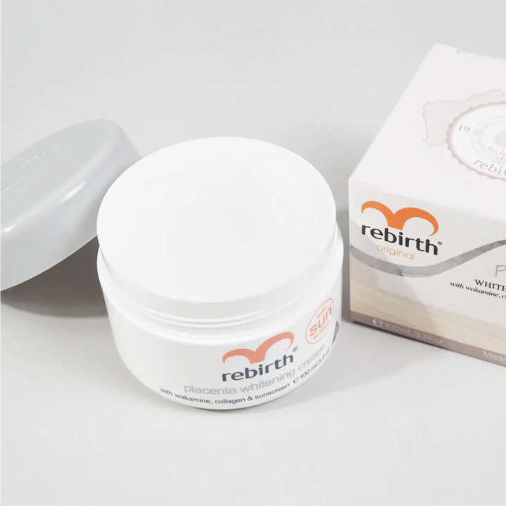 Rebirth Placenta Whitening Cream 100ml - Brighten & Revitalize Your Skin