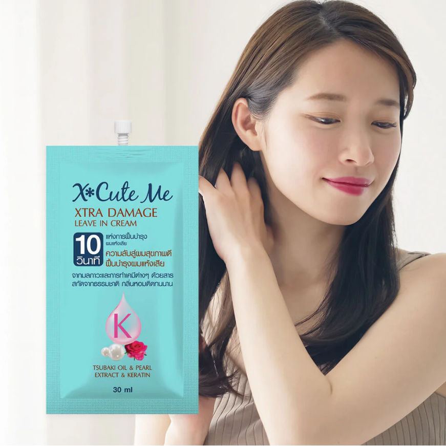 Xcuteme Xtra Damage Leave-In Hair Cream 30ml - Pack of 6