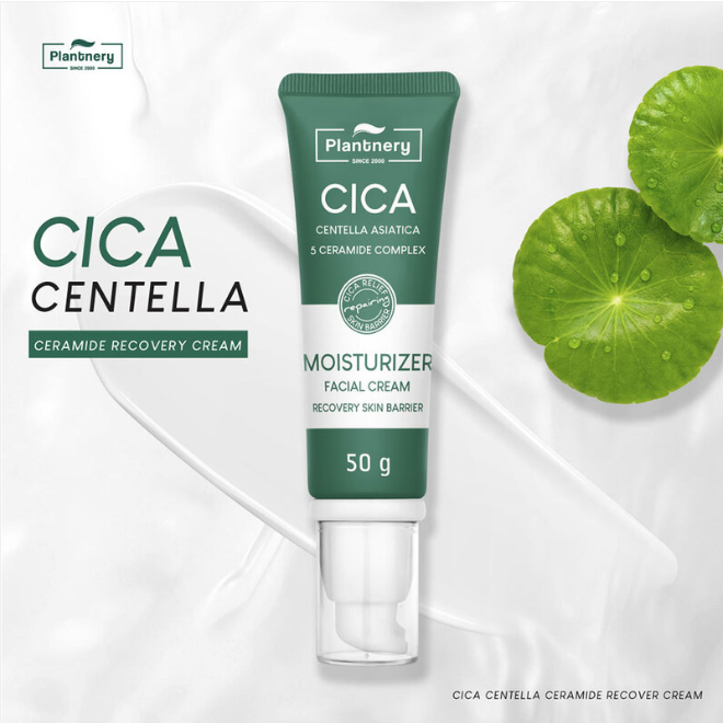 Plantnery Cica Centella Ceramide Recovery Cream 50g