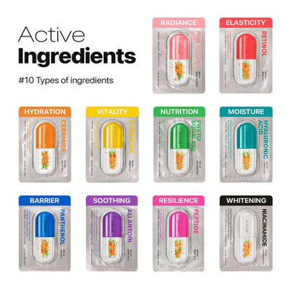 Nature Republic Active 80 Peptide Mask 29ml - Pack of 3 for Youthful, Radiant Skin