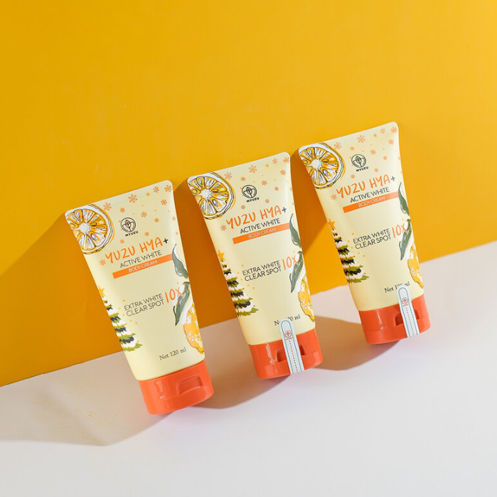 Myuzu Yuzu Hya Active White Body Cream 120ml – Brightening & Hydrating Lotion