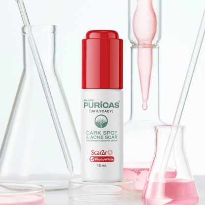 Puricas Brightening Serum for Dark Spots & Acne Scars - 15ml