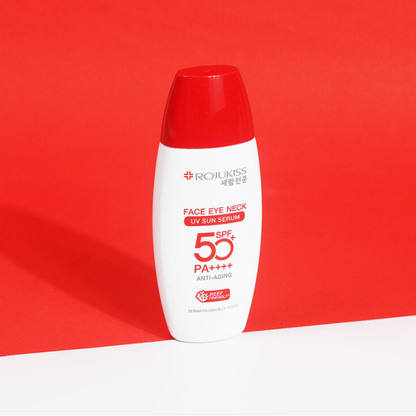 Rojukiss Face, Eye & Neck UV Sun Serum SPF50+ PA++++ 40g