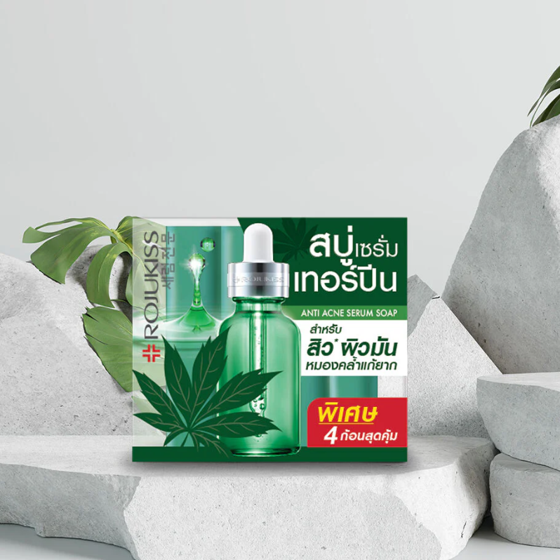 Rojukiss Anti-Acne Serum Soap 30g - Pack of 4