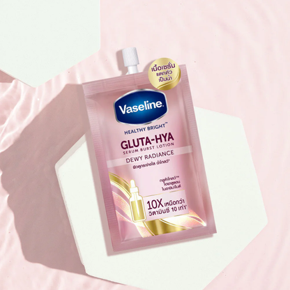Vaseline Healthy Bright Gluta-Hya Serum Burst Lotion - Dewy Radiance 30ml (Pack of 3)