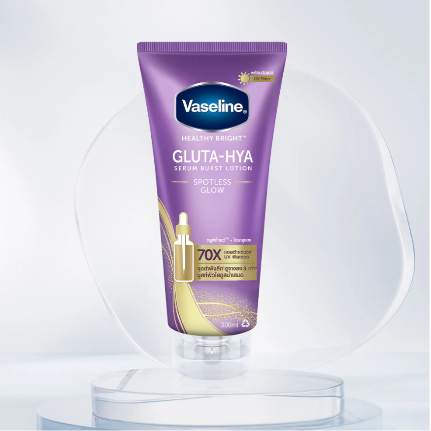 Vaseline - Gluta-Hya Serum Burst Lotion Spotless Glow 300ml.