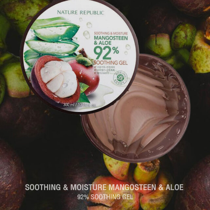 Nature Republic Aloe Mangosteen 92% Soothing Gel – Hydrating & Calming 300ml