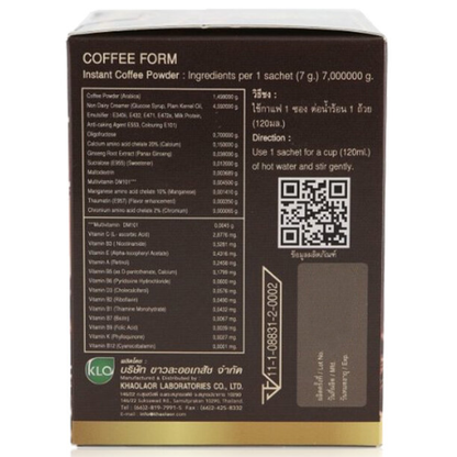 Khaolaor Coffee Form – 10 Sachets for Convenient Energy Boost