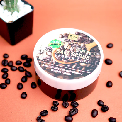 Yoko Gold Coffee Salt Scrub for Shower and Bath - 240g