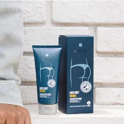 Nakiz Lively Butt Cream for Men - Clear Acne & Blemish Treatment 100g