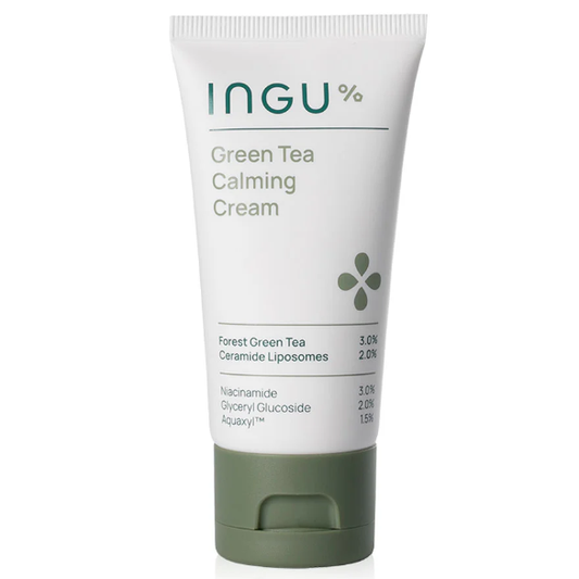 INGU Skin Green Tea Calming Cream 50ml - Soothing & Refreshing Skincare