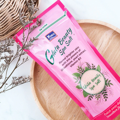 Yoko Gluta Beauty Spa Salt 300g - Brightening & Nourishing Bath Salt
