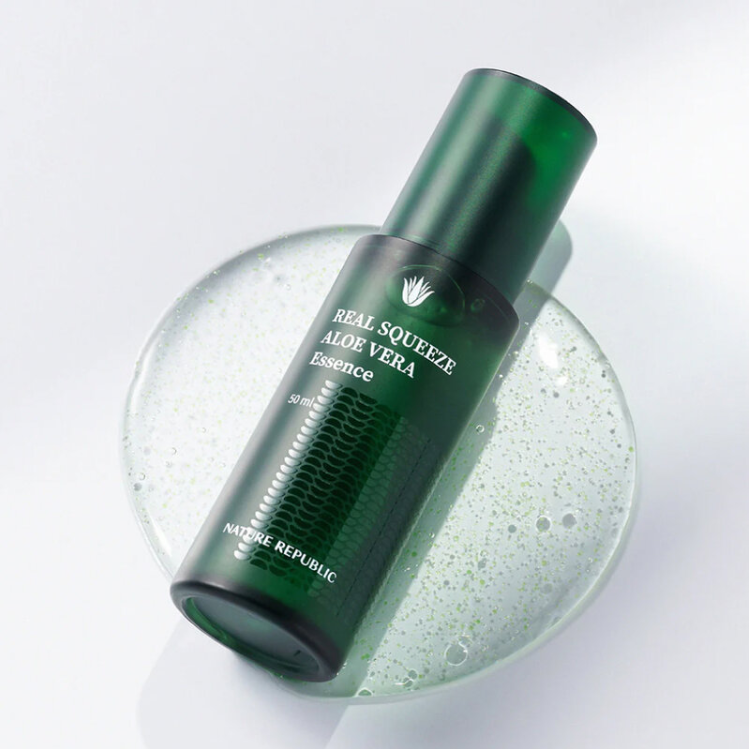 Nature Republic Real Squeeze Aloe Vera Essence 50ml - Hydrating & Soothing