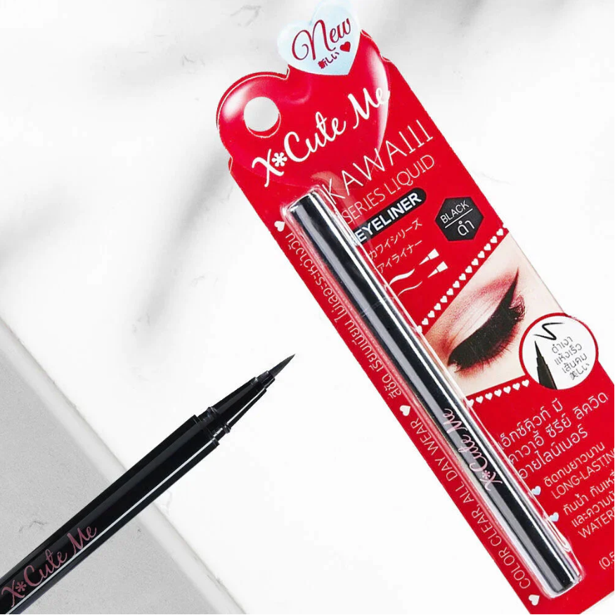 Xcuteme Kawaiii Series Liquid Eyeliner - Black, 0.5ml