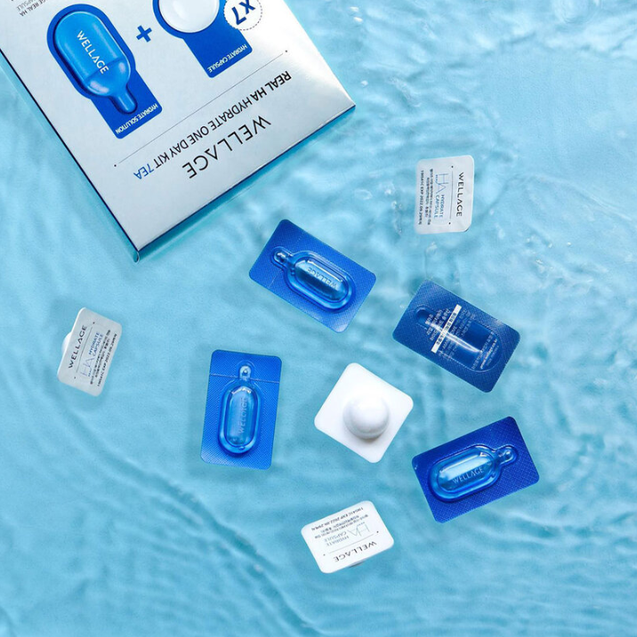 Wellage Real Hyaluronic One Day Kit - 15ml for Hydrated Skin