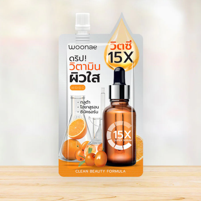 Woonae Vitamin C Serum 50g – Pack of 3 for Radiant Skin