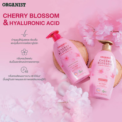 Organist Cherry Blossom Hydrating Shampoo 500ml – Nourishing, Eco-Friendly Hair Care