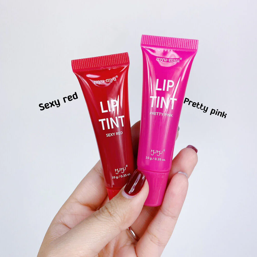 Myu-myu Sexy Red Lip Tint 10g - Vibrant Color & Smooth Application