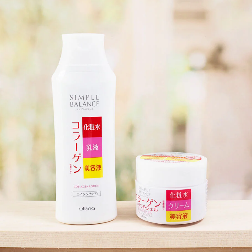 Utena Simple Balance Collagen Gel 100g - Hydrating & Skin-Boosting