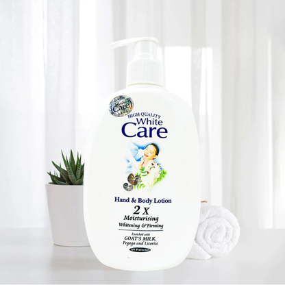 White Care Hand and Body Lotion - 450ml for Smooth, Nourished Skin