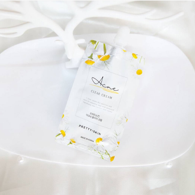 Pretty Skin Acne Clear Cream 15g - Pack of 3 for Healthy, Clear Skin