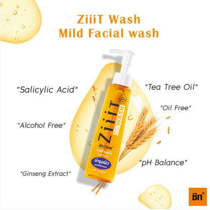 Ziiit Mild Facial Wash with pH Balance - 200ml