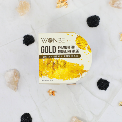 WONBE Gold Premium Rich Modeling Mask - 28g x 3 Pack