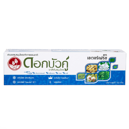 Twin Lotus Everfresh Toothpaste 150g – Crafted in Thailand for Fresh Breath & Strong Teeth