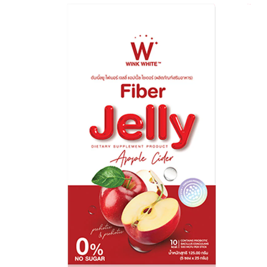 WinkWhite Fiber Jelly Apple Cider - 25g (5 Sachets)